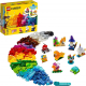 حزمة مكعبات ليجو الشفافة مع 500 قطعة / LEGO