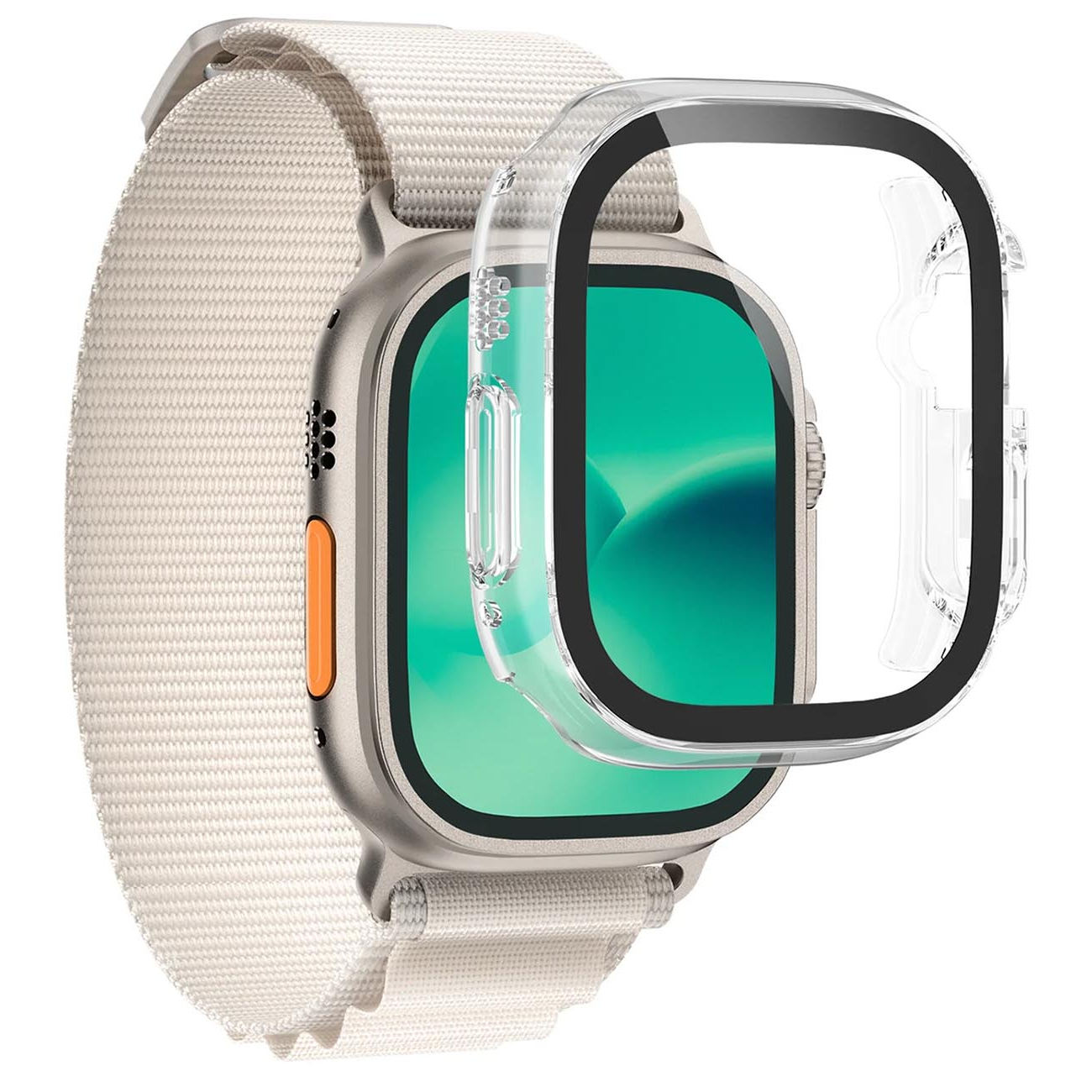 Clear apple watch clearance bumper