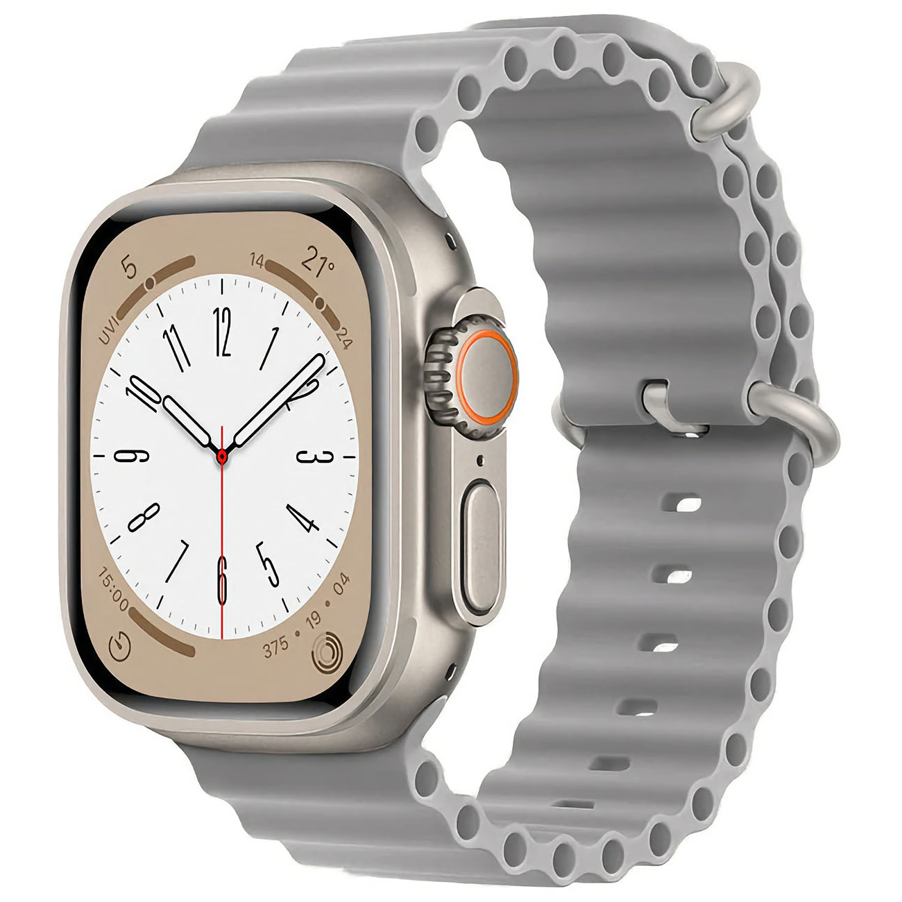 Apple watch with hot sale grey band