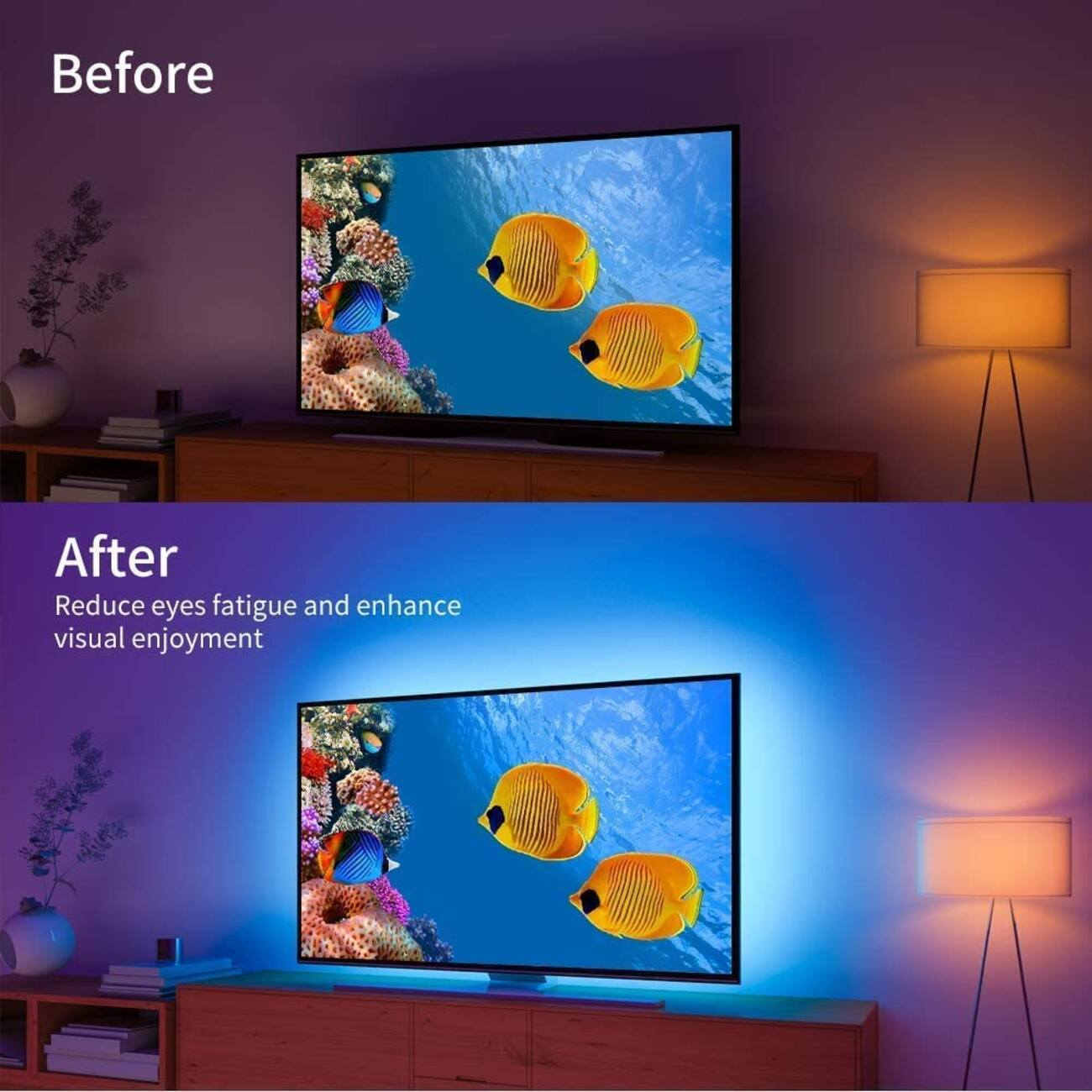 Govee RGB LED TV Backlights / Support 46 to 60 inch TVs & Monitors in Qatar