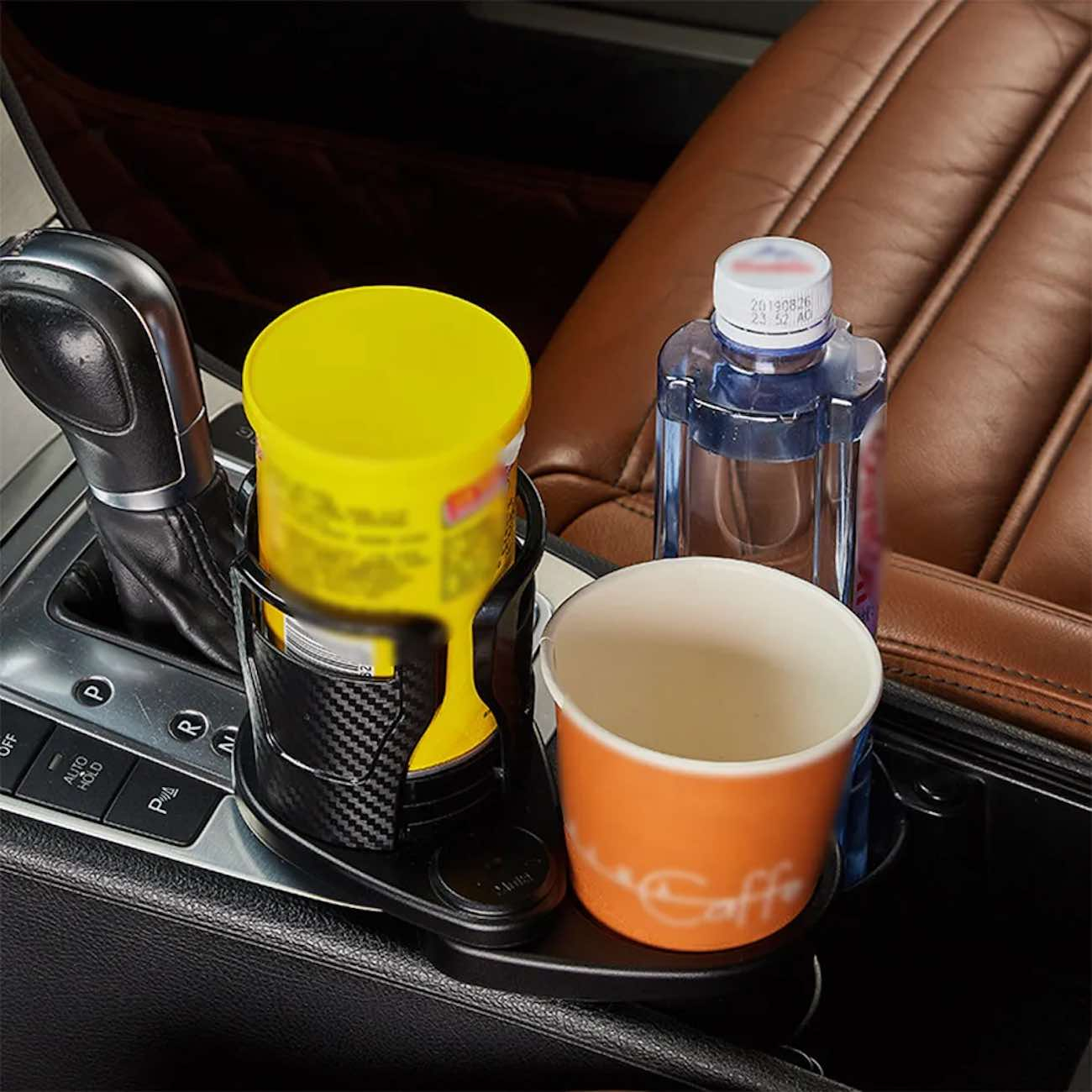Car Cup Holder / Holds 2 Cups Simultaneously / Adjustable Handle Size in  Qatar