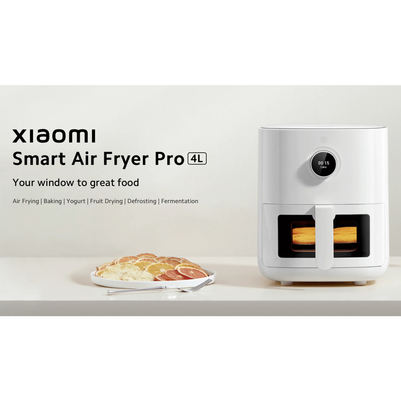  Xiaomi Smart Air Fryer Pro 4L, Air Frying, Baking