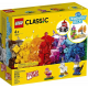 حزمة مكعبات ليجو الشفافة مع 500 قطعة / LEGO
