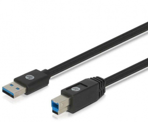 واير طابعة HP نوع USB-B الى USB-A / طول متر و نص / اسود 
