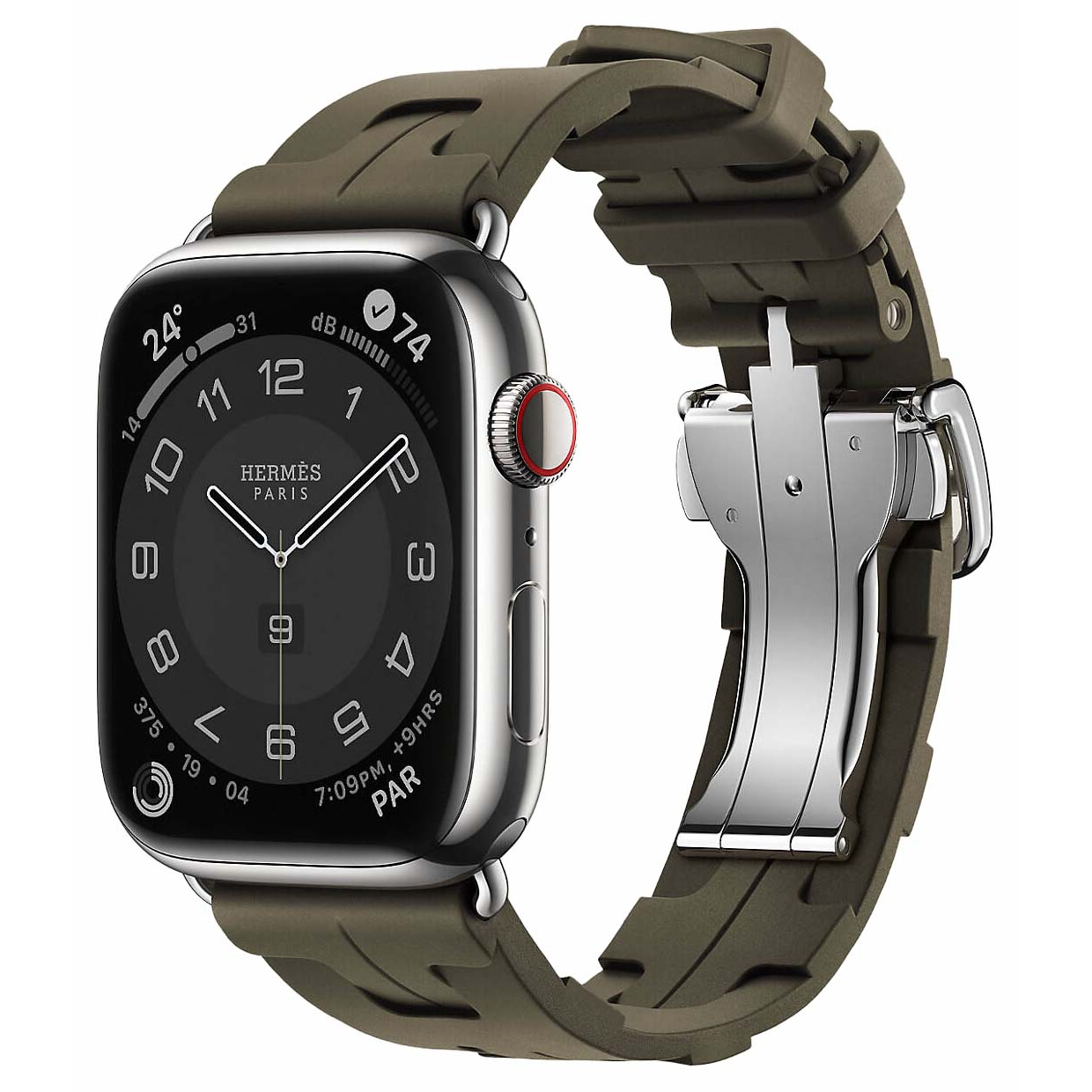 Apple Watch Series 9 / Hermes Edition / Steel With Single Tour