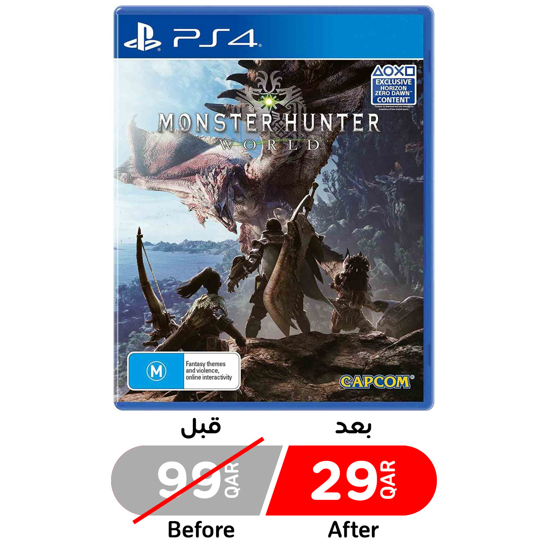 PS4, Monster Hunter World