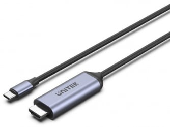 واير Unitek نوع HDMI الى تايب سي / يدعم 4K مع 60Hz / طول 1.8 متر