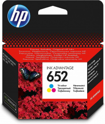 خرطوشة حبر HP 652 Advantage ثلاث الوان / ازرق و بنفسجي و اصفر