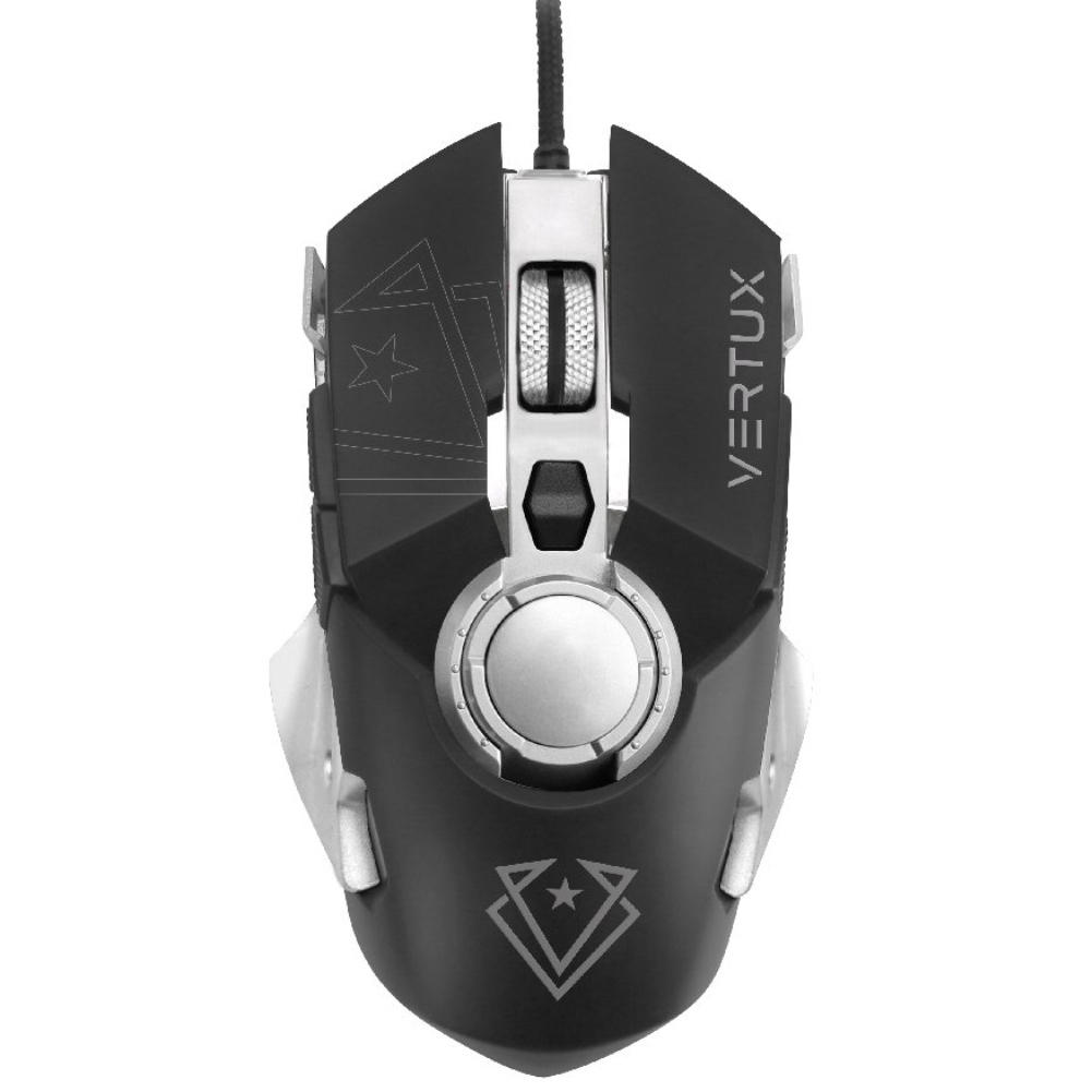 Vertux Cobalt High Accuracy Lag-Free Wired Gaming Mouse/ GREY